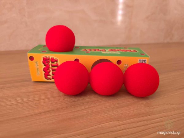 Sponge Balls (40mm, 1,5’’) / Κόκκινο Χρώμα - Image 2